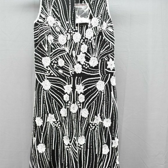 Adrianna Papell Floral Beaded Dress - Women's Size